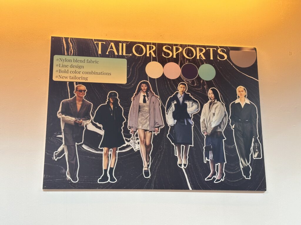 Tailored sports posterboard, new tailoring looks, tailored sportswear